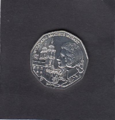 Beschrijving: 5 Euro MOZART 